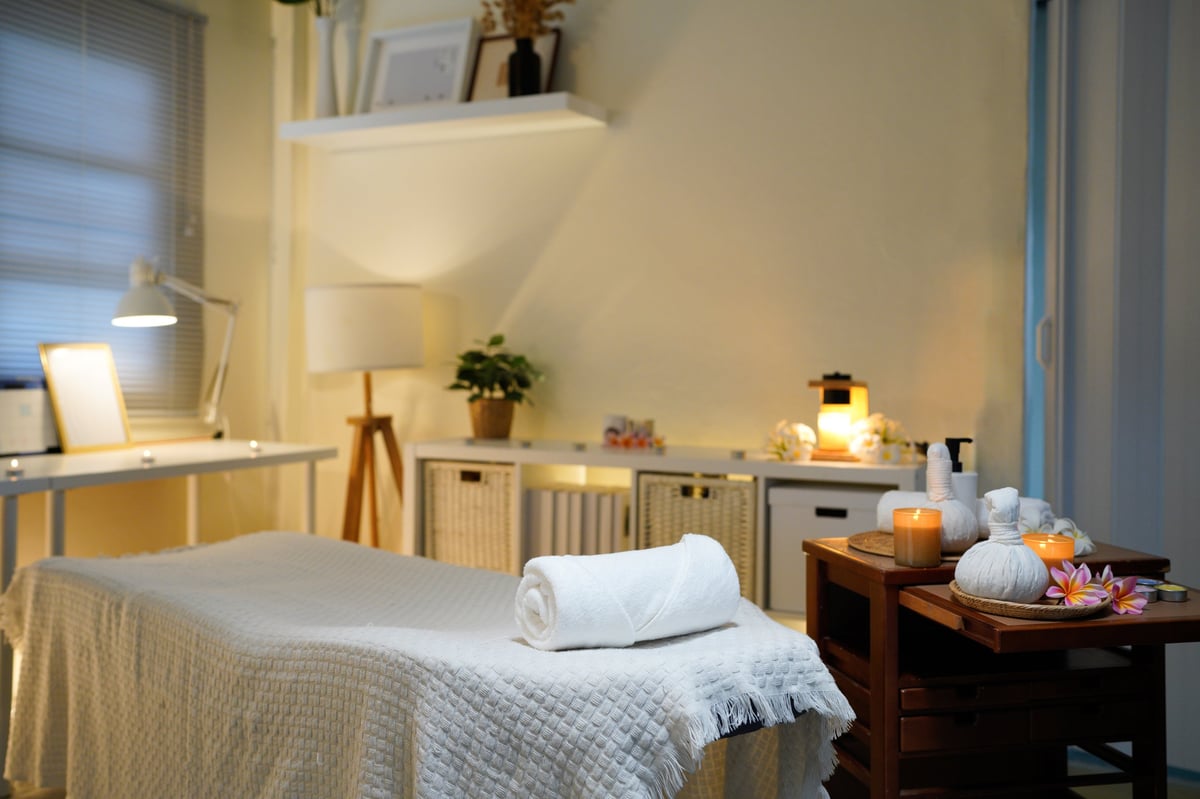 Luxury rehab center spa and wellness room